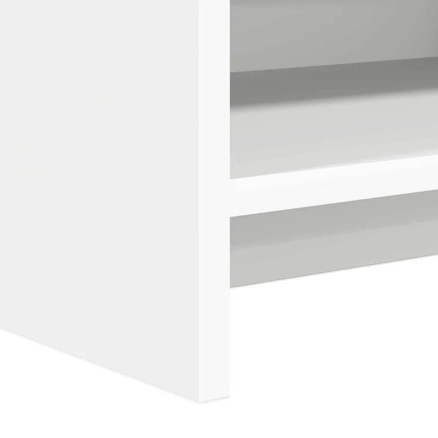 Bibliothèque Blanc 87,5 x 30 x 111 cm Bois d'ingénierie - 7