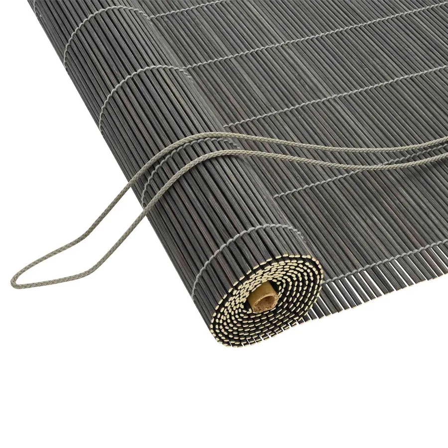 Store enrouleur Gris 100 x 220 cm Bambou - 2