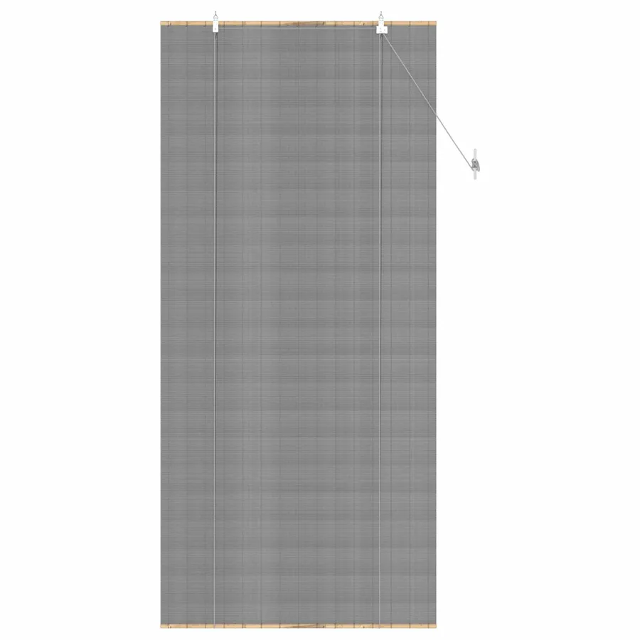 Store enrouleur Gris 100 x 220 cm Bambou - 3