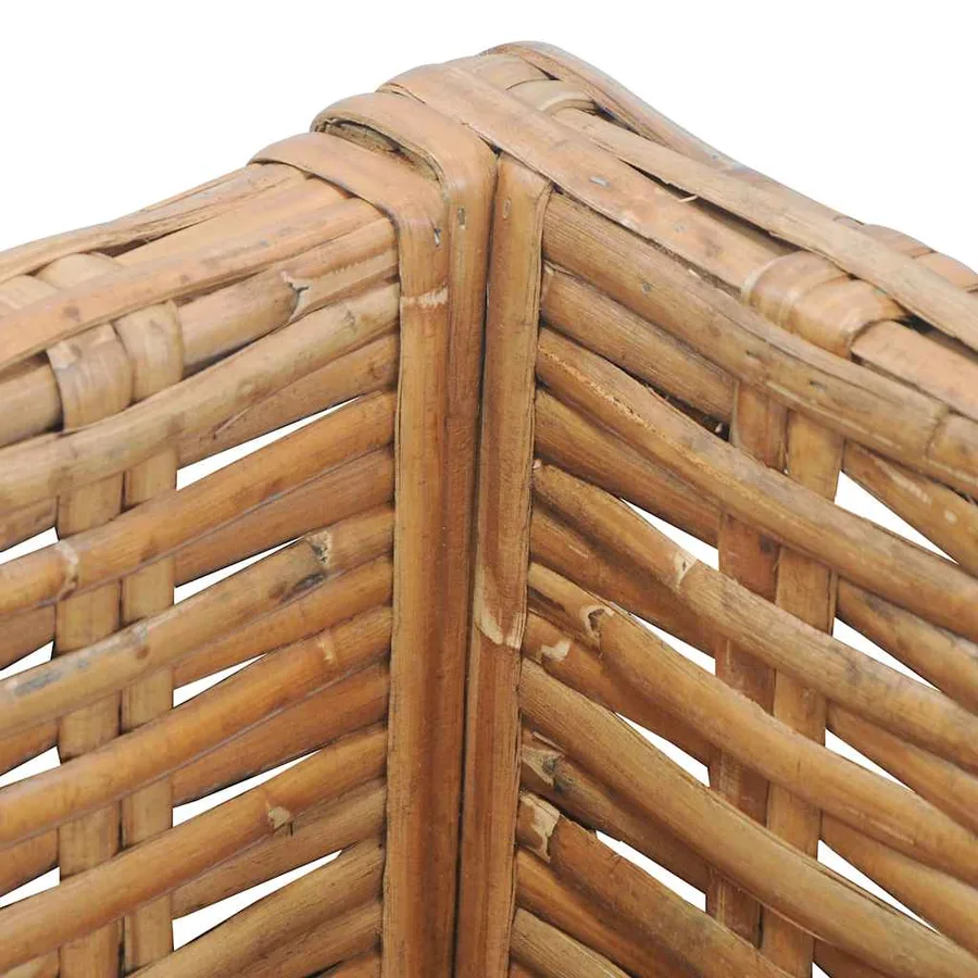 Canapé d'angle avec coussins Rotin naturel - 6