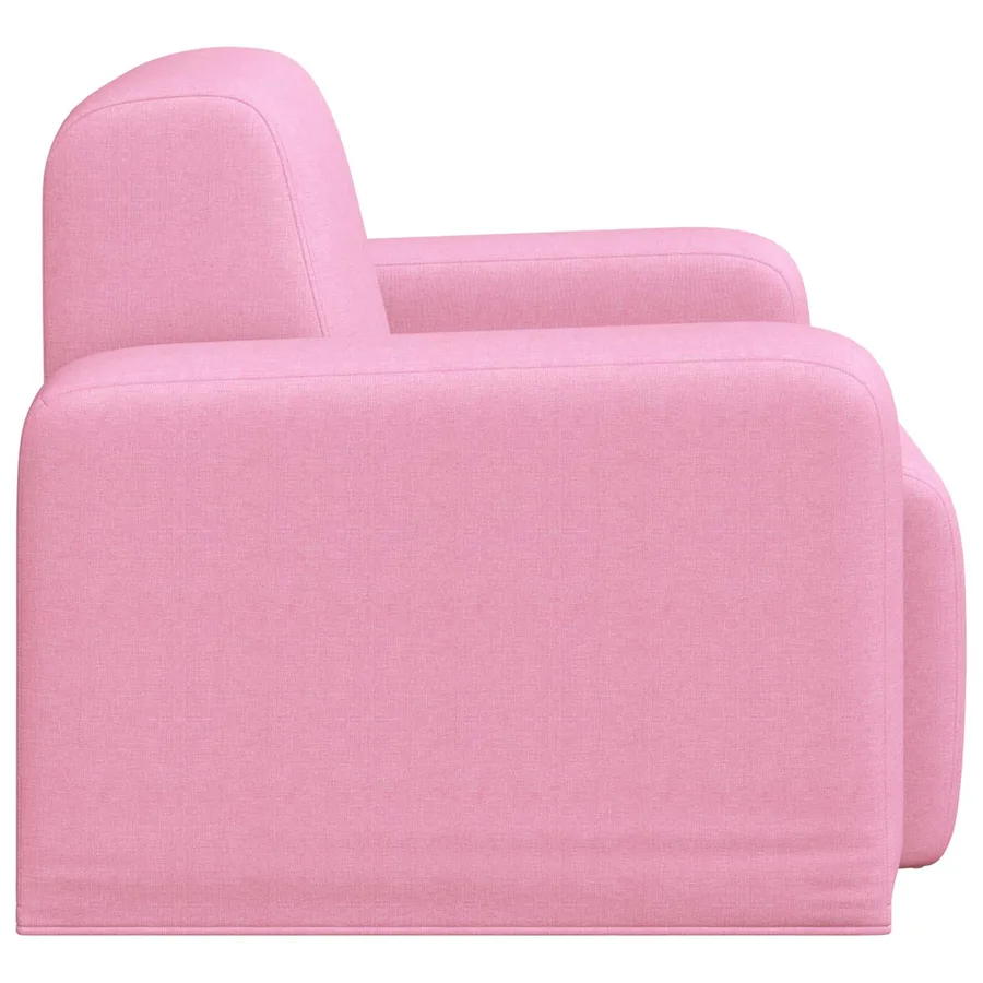 Fauteuil Rose Tissu - 4