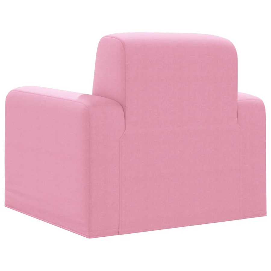 Fauteuil Rose Tissu - 5