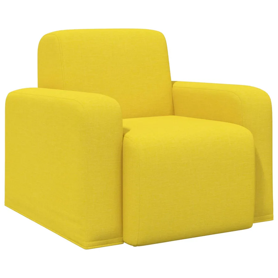 Fauteuil Jaune clair Tissu - 2