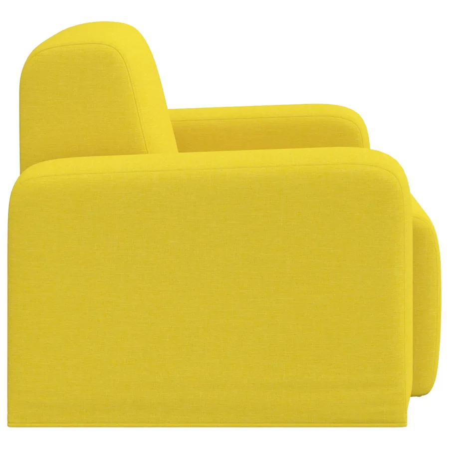 Fauteuil Jaune clair Tissu - 4