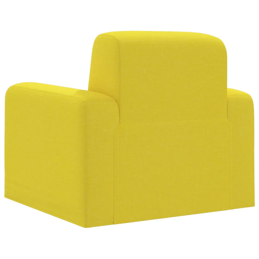 Fauteuil Jaune clair Tissu - 5
