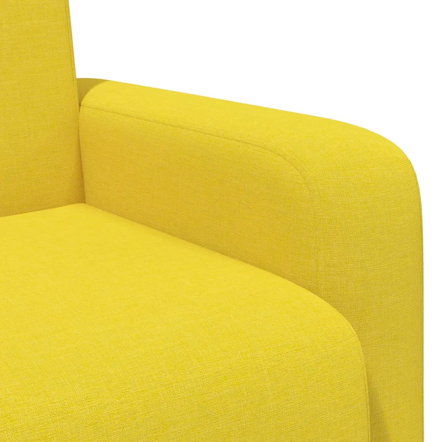 Fauteuil Jaune clair Tissu - 6