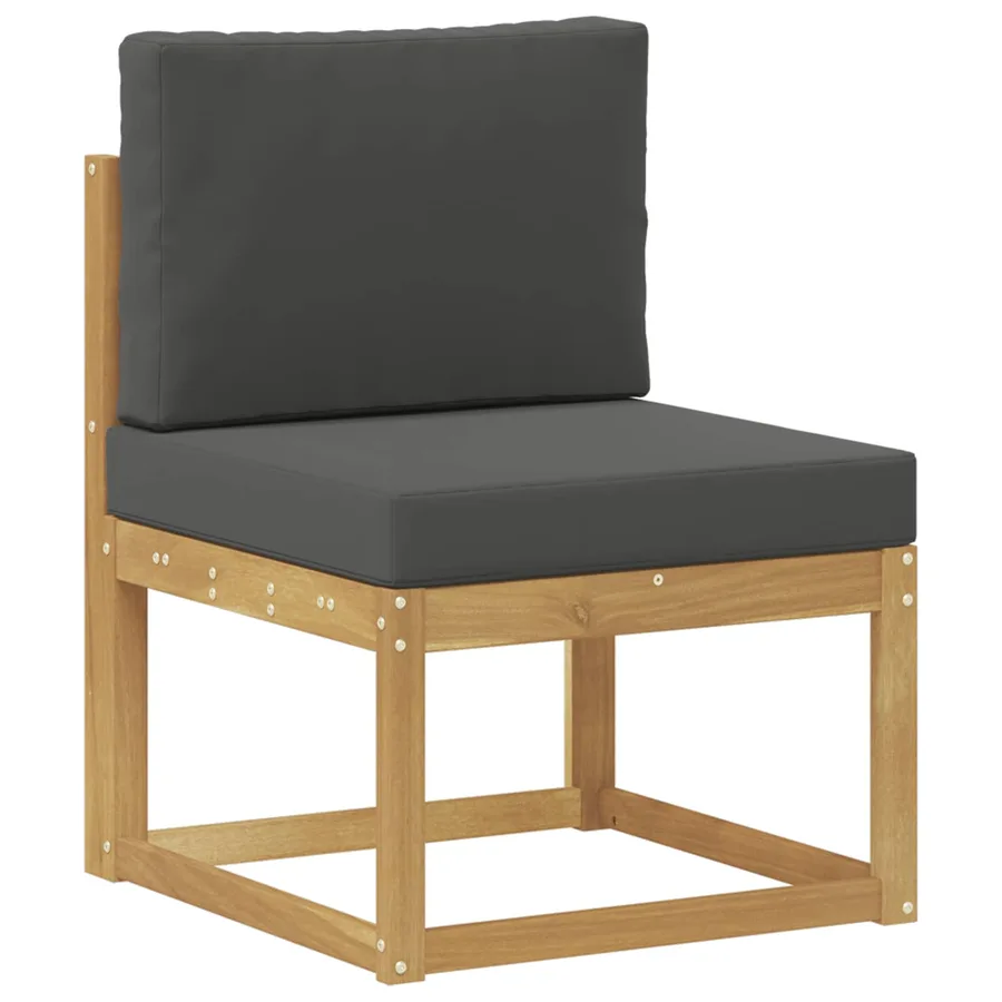 Ensemble de canapés d'extérieur 3 Pièce Blanc et anthracite - 3