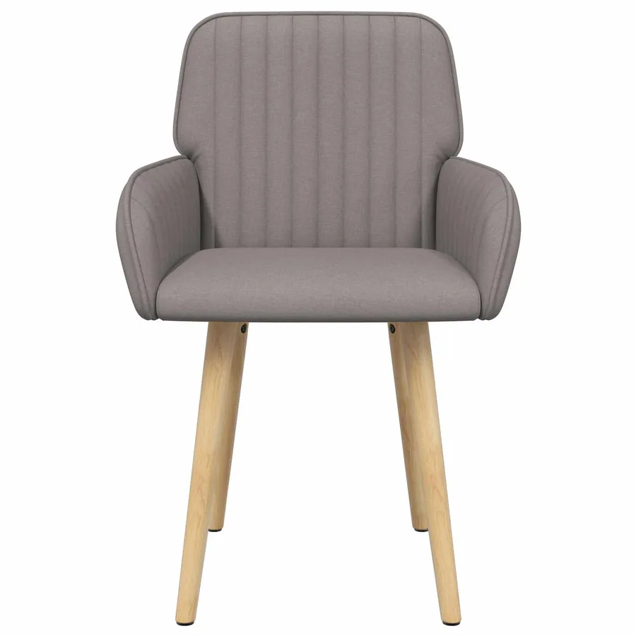 Chaises de salle à manger 6 pcs Tissu Taupe 56,5 x 50 x 87,5 cm - 3