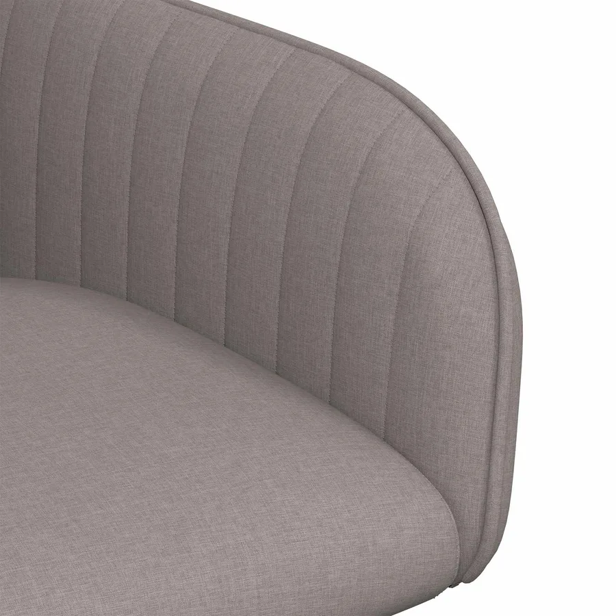 Chaises de salle à manger 6 pcs Tissu Taupe 56,5 x 50 x 87,5 cm - 6