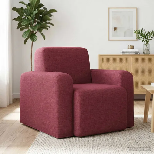 Fauteuil Bordeaux Tissu