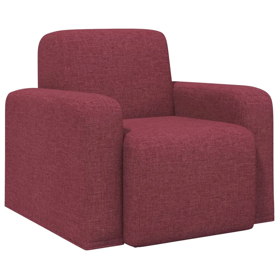 Fauteuil Bordeaux Tissu - 2