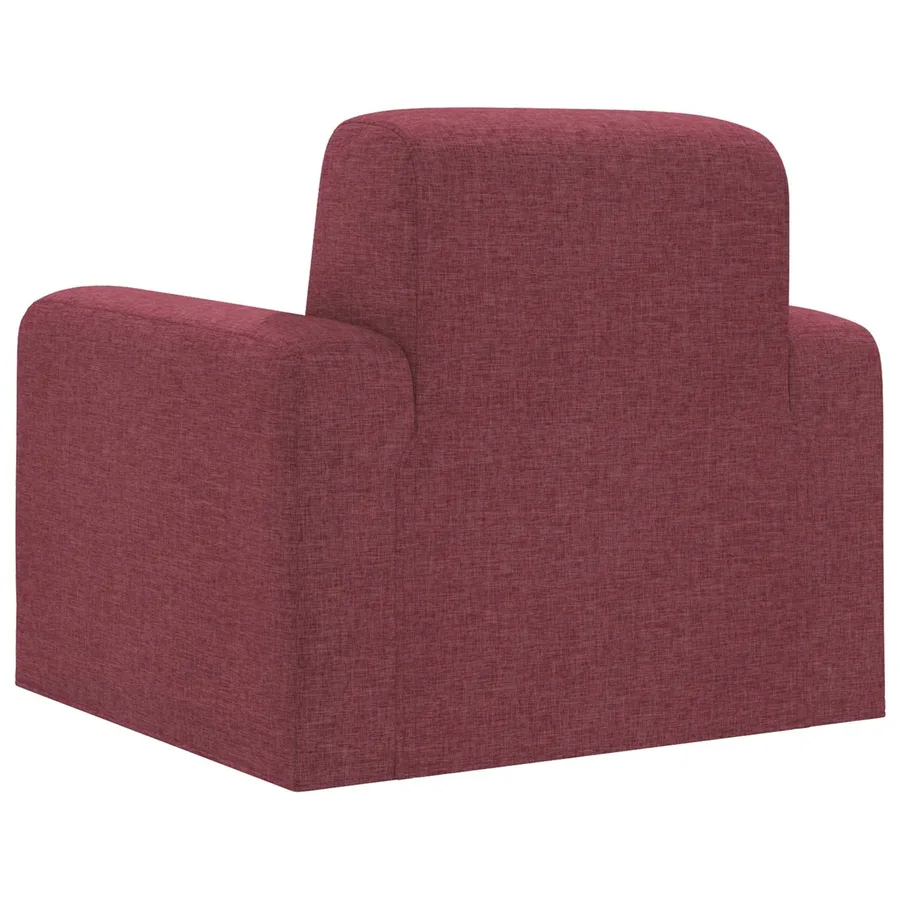 Fauteuil Bordeaux Tissu - 5