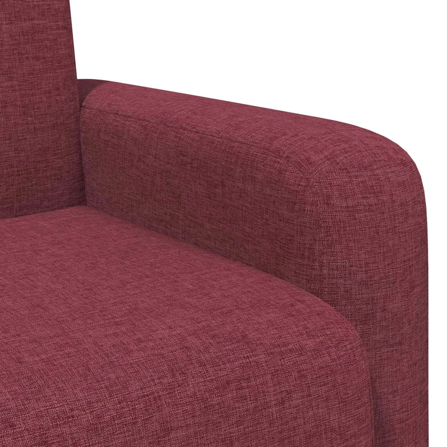 Fauteuil Bordeaux Tissu - 6