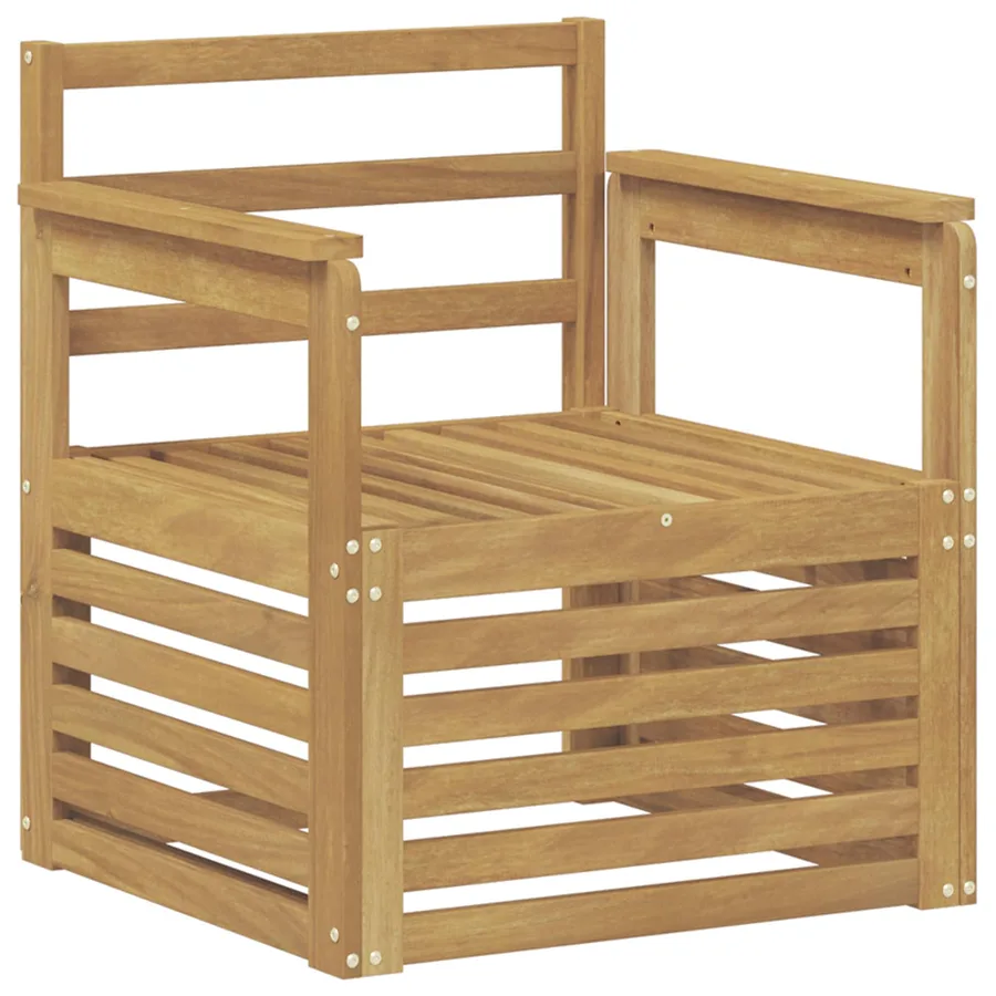 2 Pièce Ensemble de canapés d'extérieur Bois d'Acacia Massif - 2
