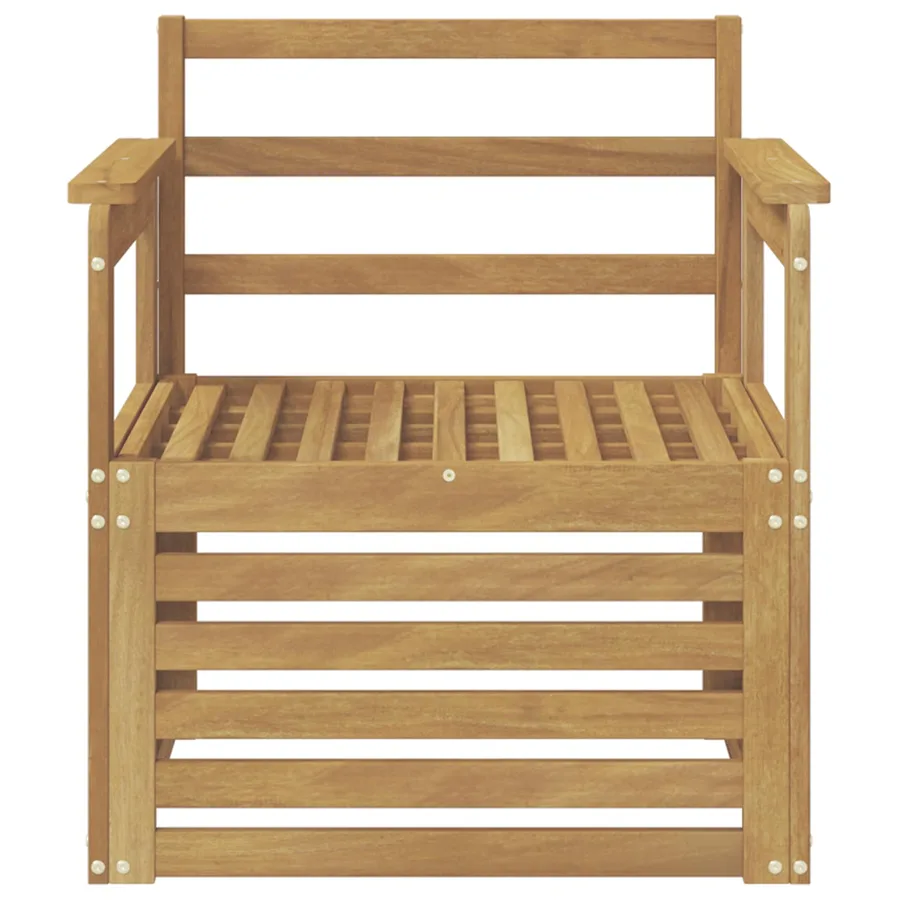 2 Pièce Ensemble de canapés d'extérieur Bois d'Acacia Massif - 3