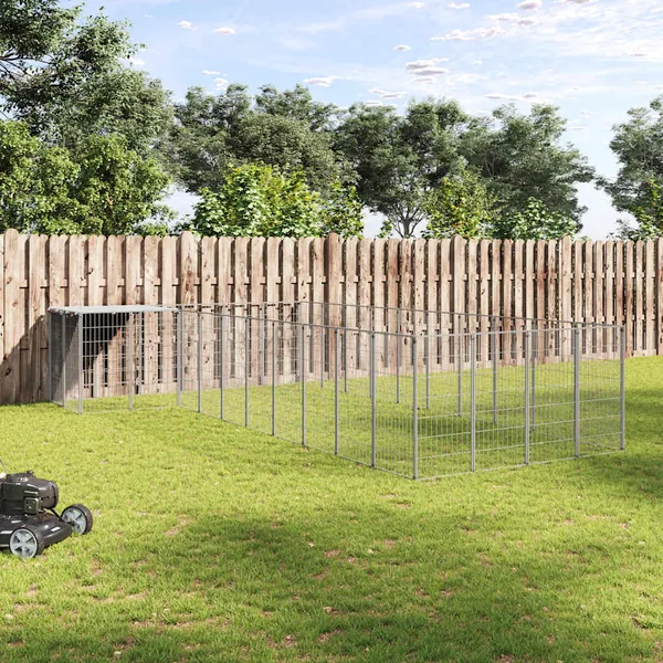 Chenil Argenté 13,31 m² Acier