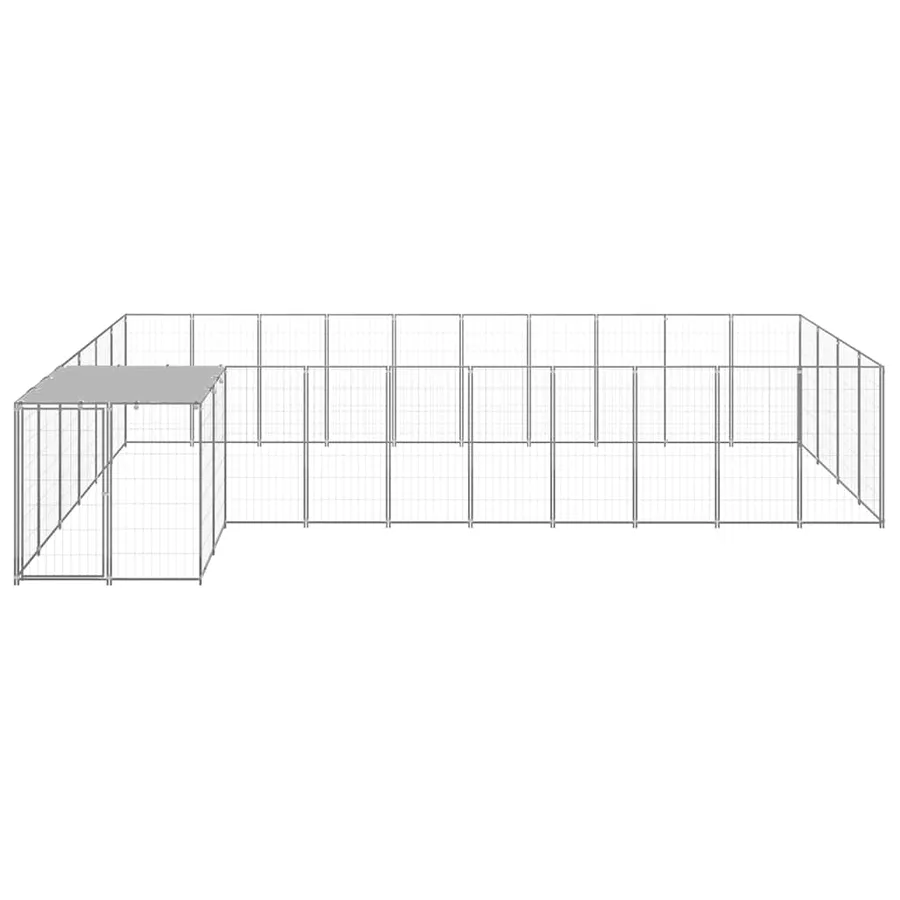 Chenil Argenté 13,31 m² Acier - 3