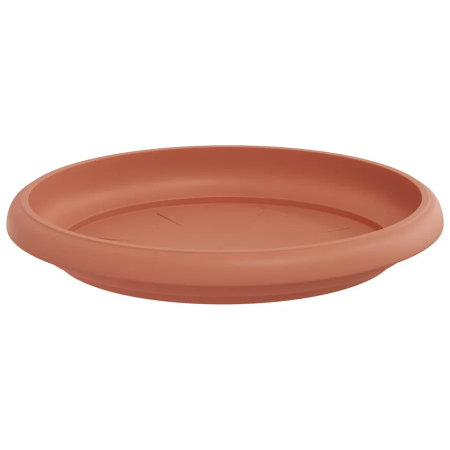 Pots de plantes 6 pcs Rouge brique Ø 12,5 x 10 cm Plastique - 7