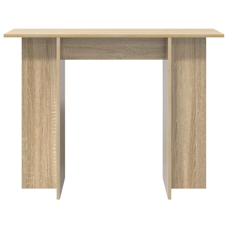 Table console Chêne Sonoma 100 x 30 x 75 cm Bois d'ingénierie - 5