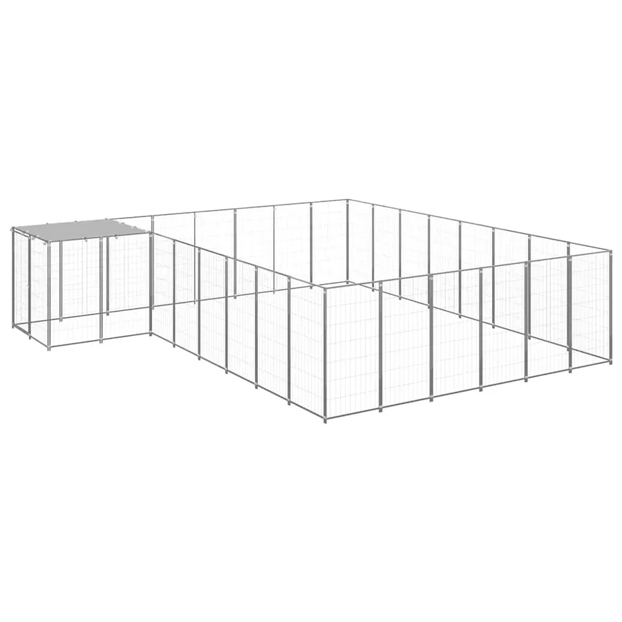 Chenil Argenté 15,73 m² Acier - 2