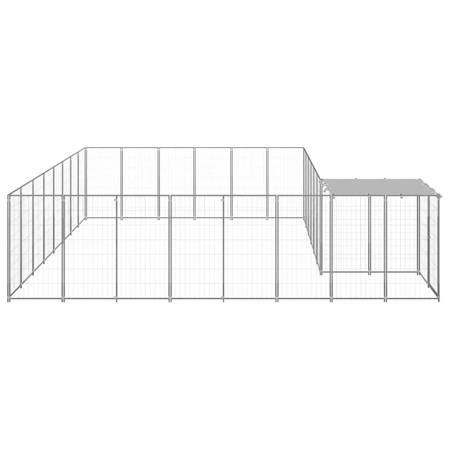 Chenil Argenté 15,73 m² Acier - 4