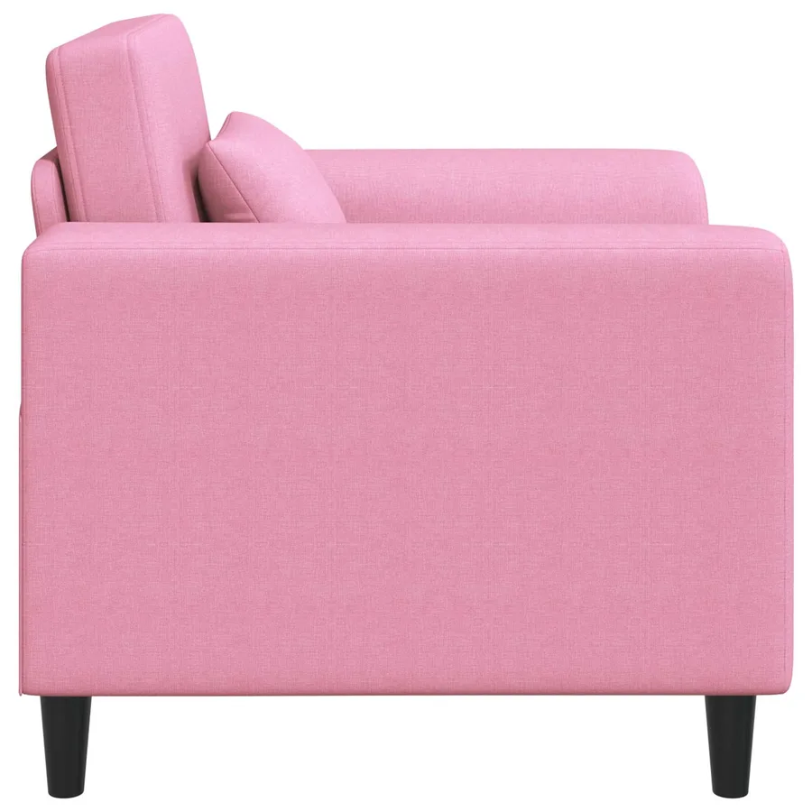 Fauteuil Rose Tissu - 4