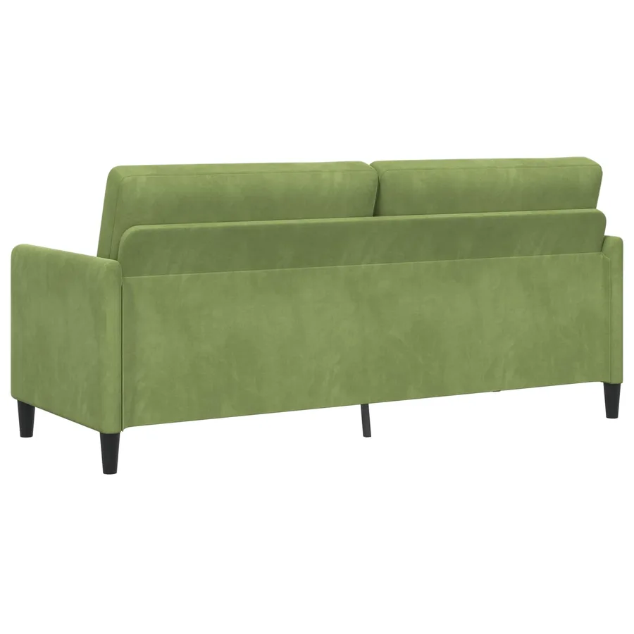 Sofa avec rangement Vert clair 192 x 78 x 87 cm Polyester - 5