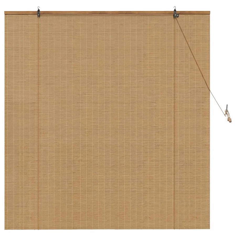Store enrouleur Marron 130 x 160 cm Bambou - 3
