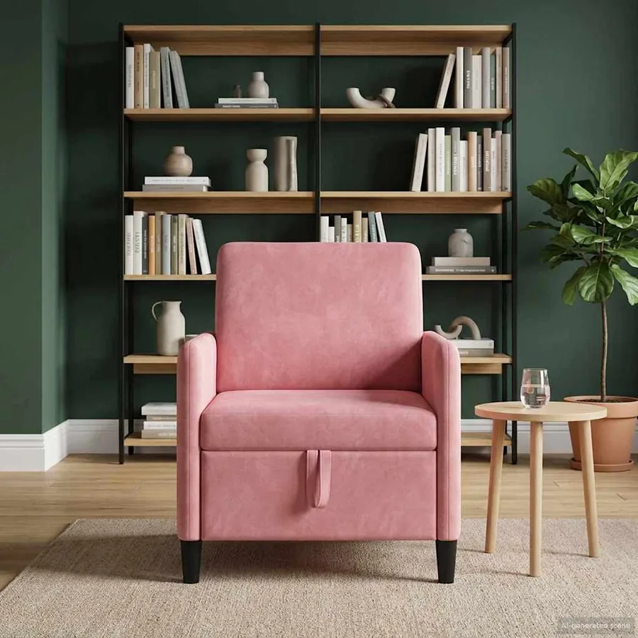 Sofa avec rangement Rose 72 x 78 x 87 cm Polyester