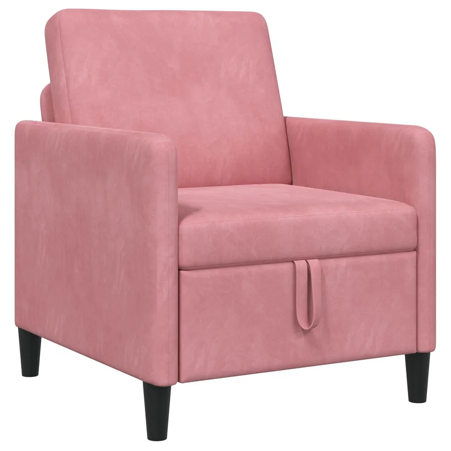 Sofa avec rangement Rose 72 x 78 x 87 cm Polyester - 2