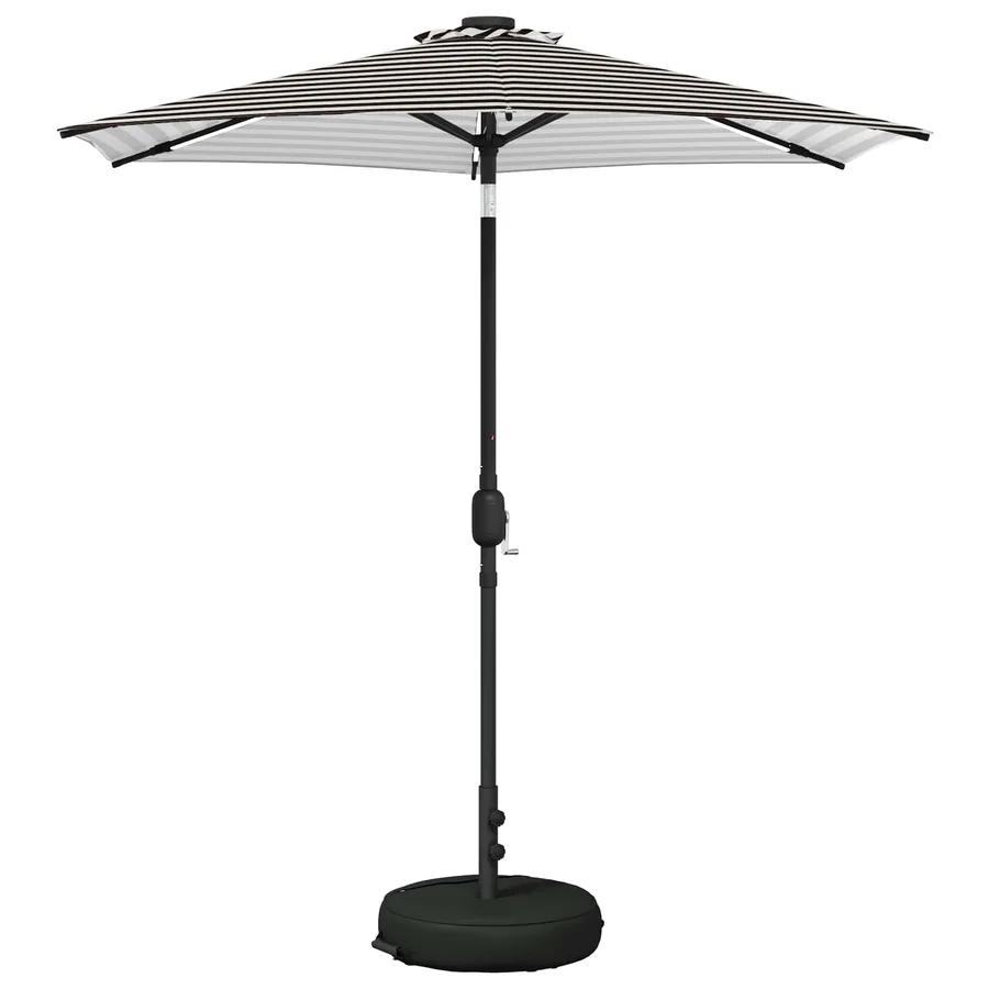 Parasol de jardin avec lumières LED et base 230 x 230 cm - 2
