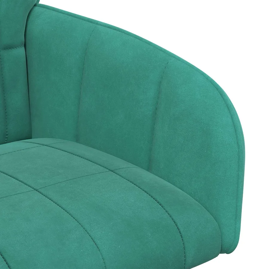 Chaises de salle à manger 2 pcs Velours Turquoise - 6