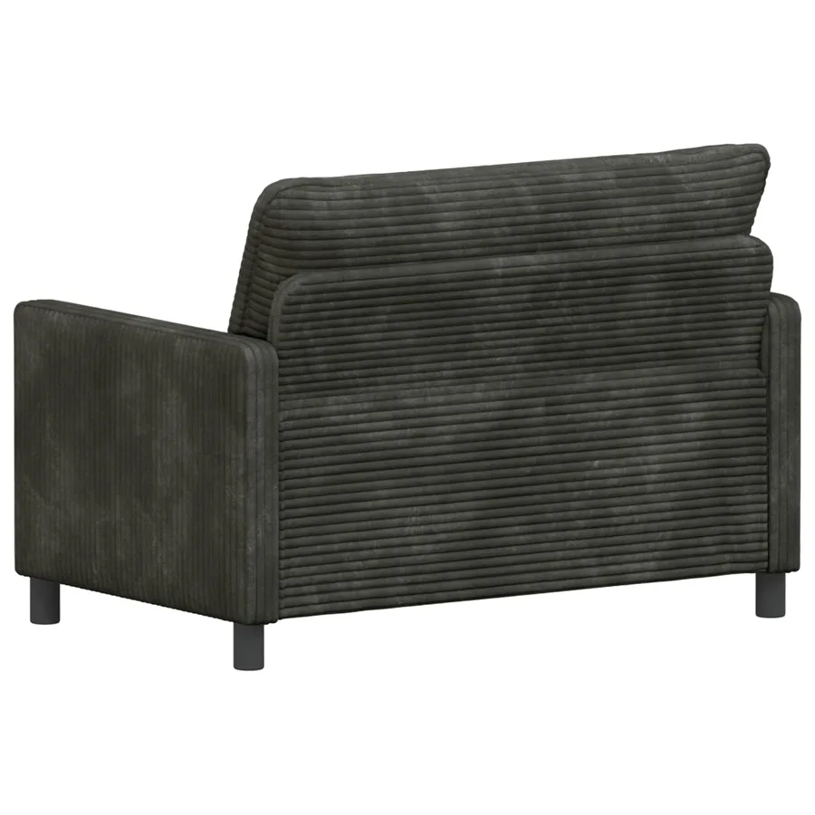 Canapé Anthracite 126 x 81 x 87,5 cm Polyester - 5