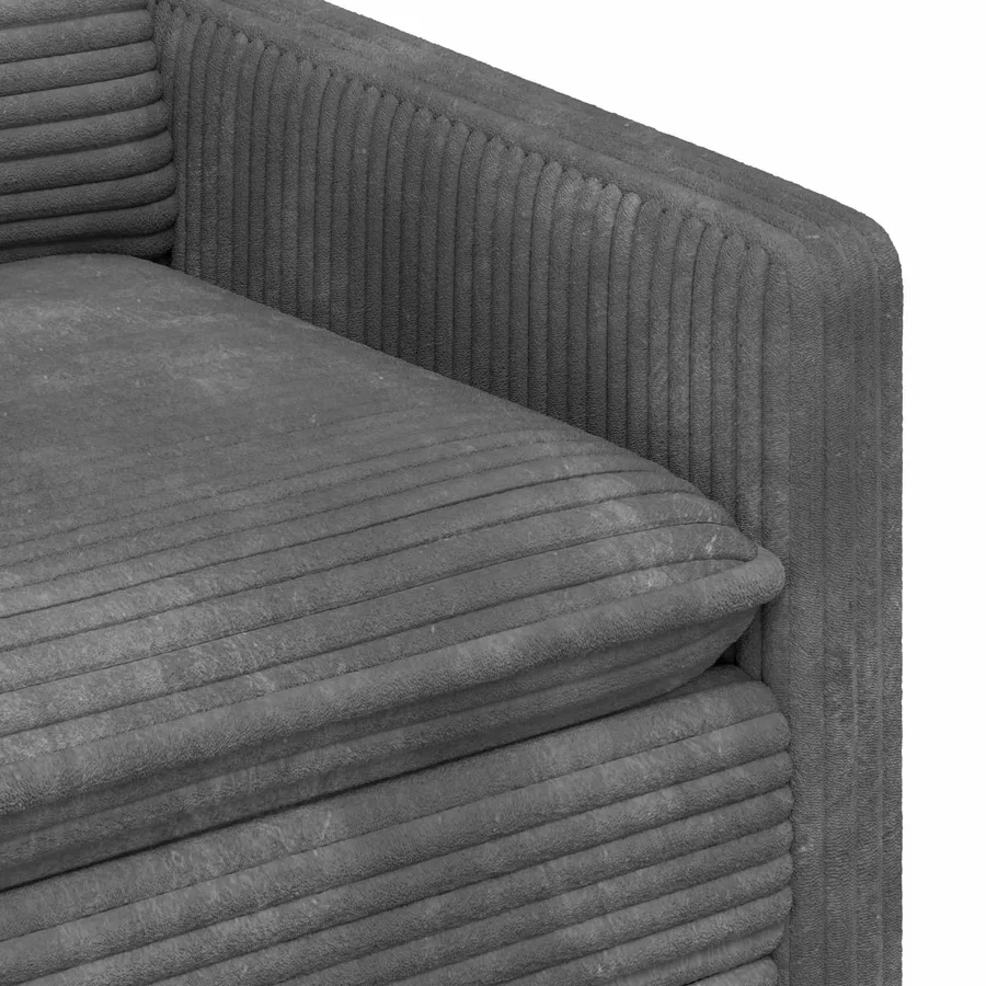 Ensemble de Canapés 2 pcs Gris clair Polyester - 5