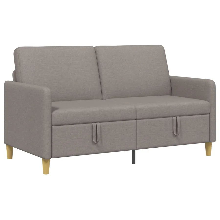 Sofa avec rangement Taupe 152 x 78 x 87 cm Polyester - 2