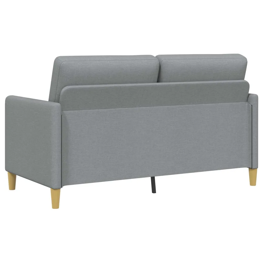 Sofa avec rangement Gris clair 152 x 78 x 87 cm Polyester - 5