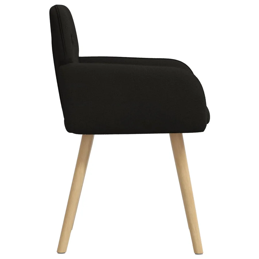 Chaises de salle à manger 2 pcs Bouclé Noir 59 x 57 x 85 cm - 4