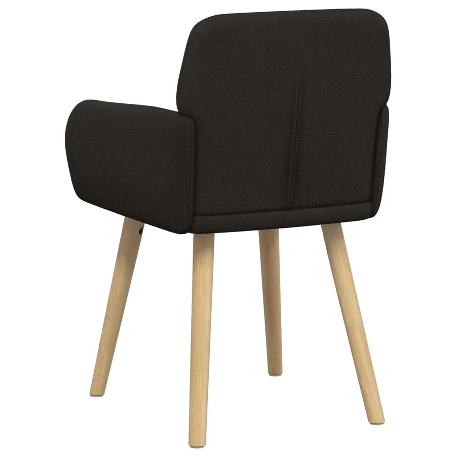 Chaises de salle à manger 2 pcs Bouclé Noir 59 x 57 x 85 cm - 5