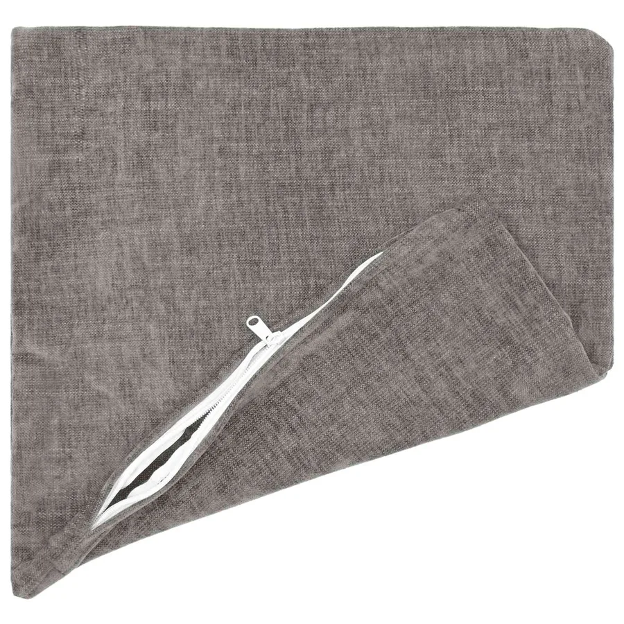 Housse de coussin 2 pcs HEERLEN Gris foncé 40 x 40 cm - 3