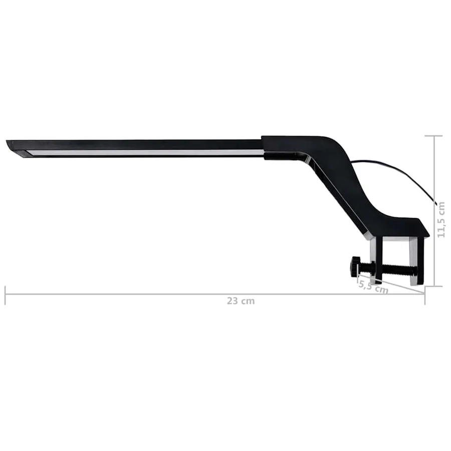 Lampe à LED d'aquarium avec pince 25-45 cm Bleu et blanc - 10