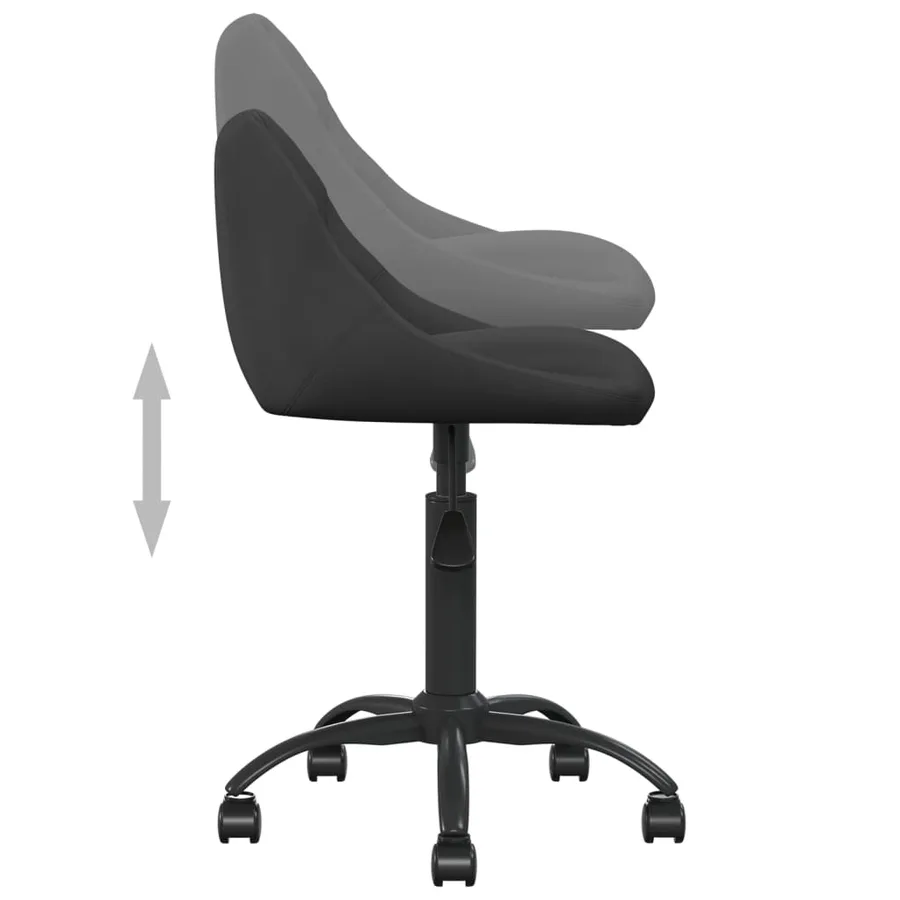 Chaise de salle à manger Noir Velours - 6