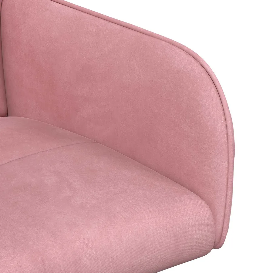 Chaises de salle à manger 4 pcs Velours Rose 59 x 56,5 x 86 cm - 6