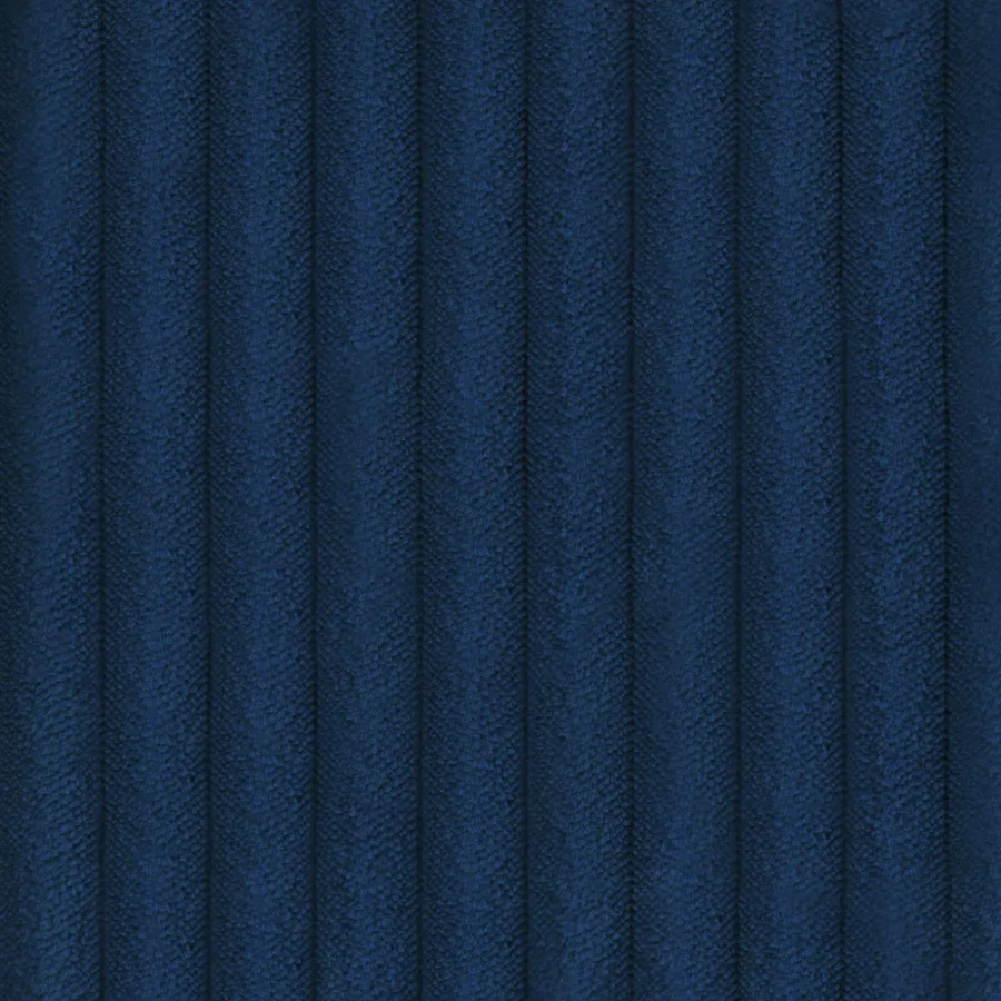 Fauteuil Bleu marine velours côtelé - 7