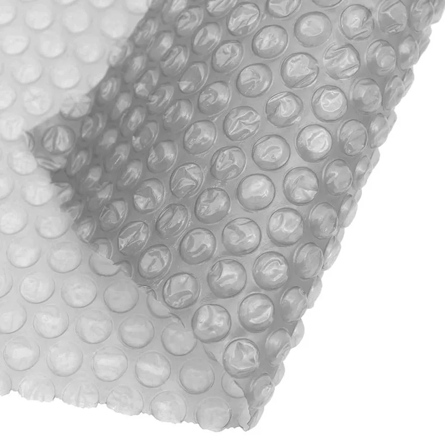Film solaire de piscine flottant PE 381 cm Gris - 4