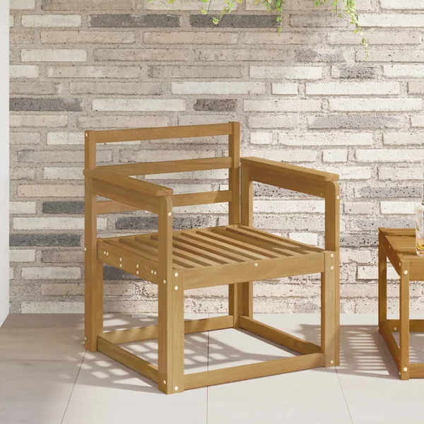 Ensemble de canapés d'extérieur Bois d'Acacia Massif Blanc