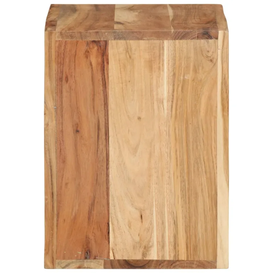 Tabouret 40x30x40 cm Bois d'acacia solide - 3