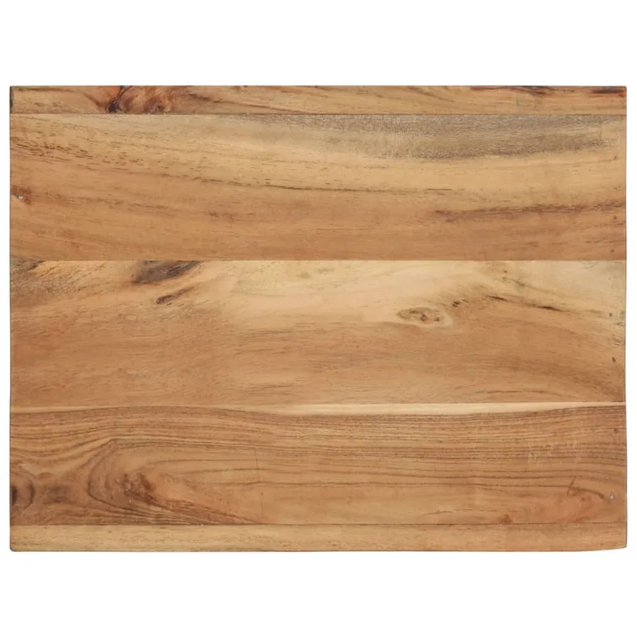 Tabouret 40x30x40 cm Bois d'acacia solide - 4