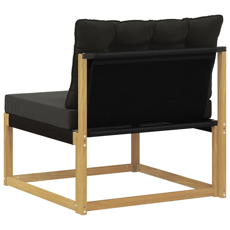 Sofa de milieu extérieur Blanc 79 x 83 x 73 cm acier - 6
