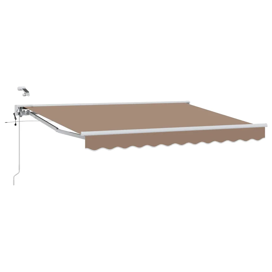 Auvent rétractable électrique Taupe 5 × 3,5 m - 2