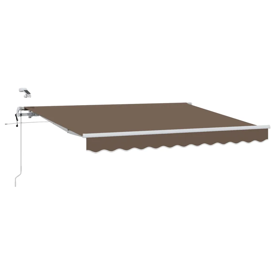 Auvent rétractable Taupe 300 x 250 cm Polyester - 2